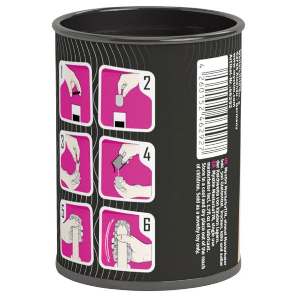 Mystim MasturbaTIN Swirl Girl - Wavy Masturbator (White)