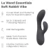 le Wand Soft Rabbit - 2-Motor Clitoral Vibrator (Black)