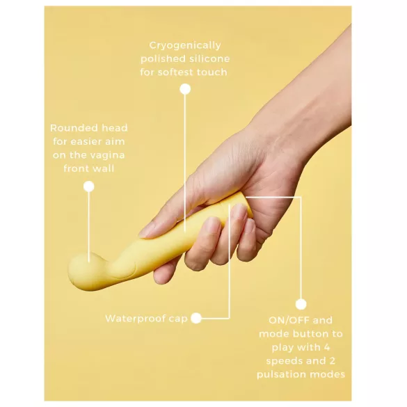 Smile Makers The Tennis Pro - yellow G-spot vibrator