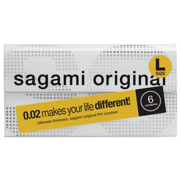 Sagami Original 0.02 L - Condoms - 58mm (6 Pack)