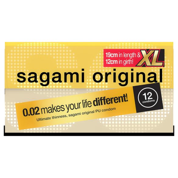 Sagami Original 0.02 XL - Condoms - 61mm (12 pack)