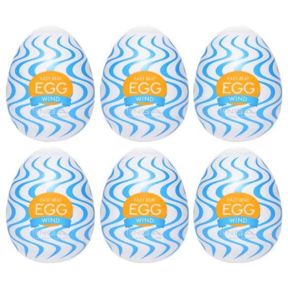 TENGA Egg Wind - Egg-Shaped Personal Massager (6 Pack)