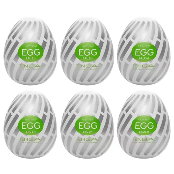 TENGA Egg Brush - Egg Masturbator (Pack of 6)