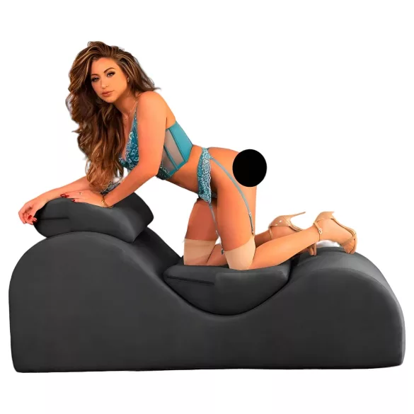 Liberator Esse Lounger - Versatile Black Sex Sofa