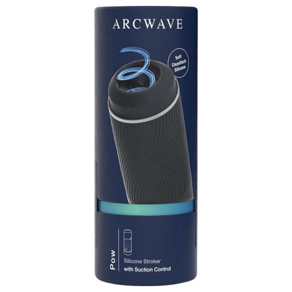 Arcwave Pow - Manual Suction Massager for Men (Black)