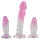 Crystal Clear - Anal Trainer Set - 3pc (Translucent Pink)