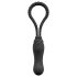 Black Velvet Perfect Fit - strap-on dildo (black)