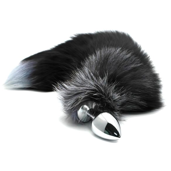 Alive Anal Delight - Medium Fox Tail Plug (Silver)