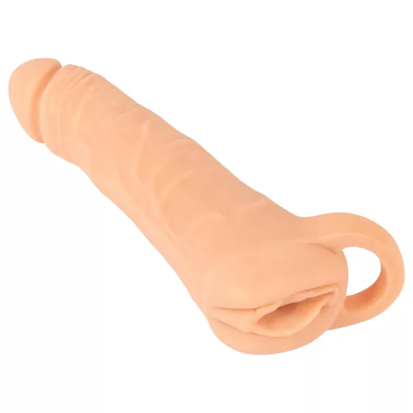 Nature Skin - 2-in-1 Real Feel Sleeve & Extender - 23cm (Natural)