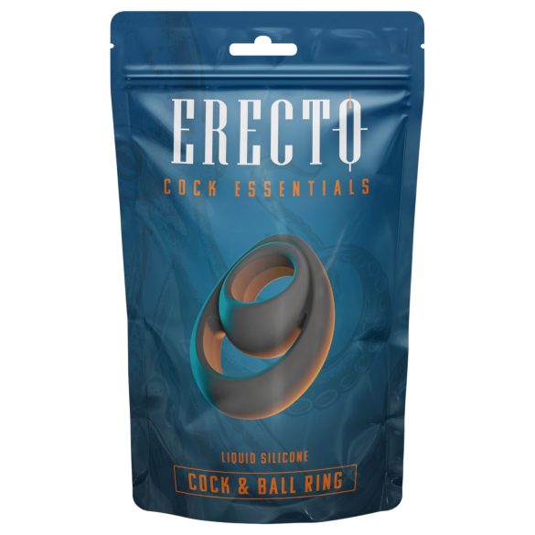 Erecto - Intense Penis and Testicle Ring (Black)