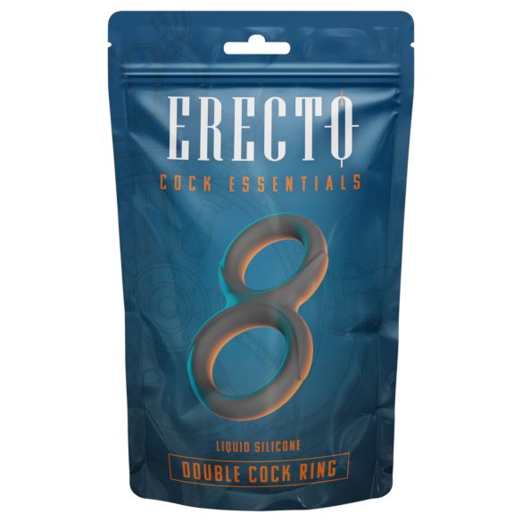 Erecto - Double Pleasure Ring (Black)