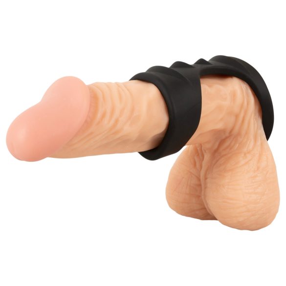 Erecto - 2in1 Pleasure Ring (Black)
