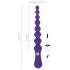 You2Toys - Purple Flexible Beaded Anal Dildo
