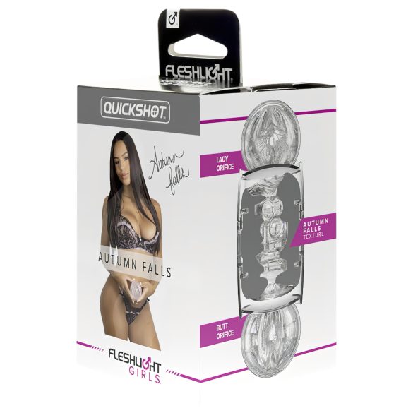 Fleshlight Quickshot Autumn Falls - Travel Masturbator (Transparent)