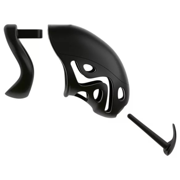 You2Toys - Black Cock Cage with Penis Plug