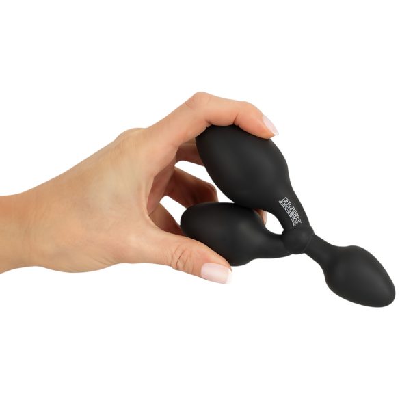 Black Velvet - Triple Pleasure Anal Plug (Black)