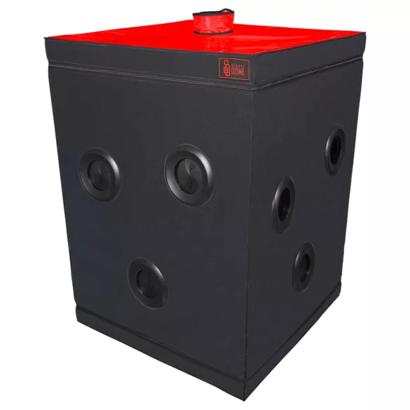 Secretdome - BDSM Intim Play Cabin with Openings (Black)