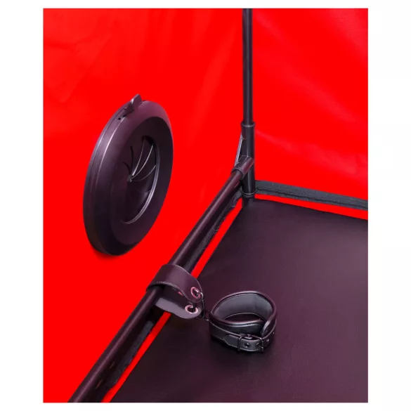 Secretdome - BDSM Intim Play Cabin with Openings (Black)