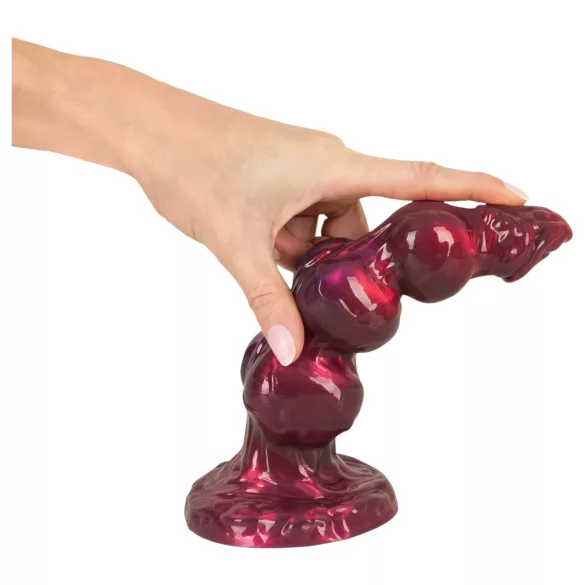 Beasty Cocks - Werewolf Willie dildo with suction cup - burgundy (21 cm)