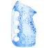 Fleshlight Fleshskins Grip Blue Ice - open-ended masturbator (blue)
