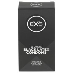 EXS Black - Black Latex Condoms (12 pack)