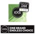 EXS Ribbed, Dotted, and Flared - Textured Condoms (144 Pack)