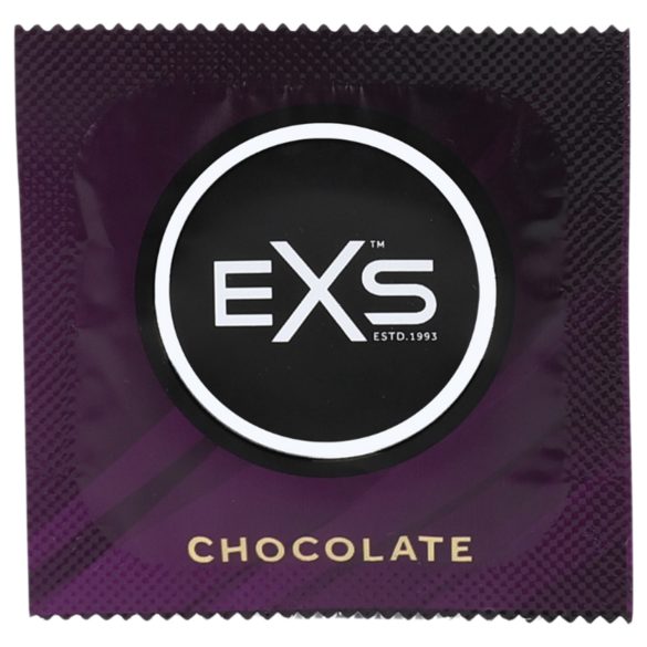 EXS Hot Chocolate - Chocolate-Flavored Condoms - Black (100 Pack)