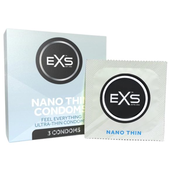EXS Nano Thin - Ultra Thin Condoms (3 Pack)