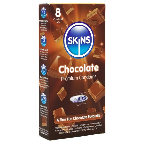 Skins - Chocolate Flavored Condoms (8 Pack)