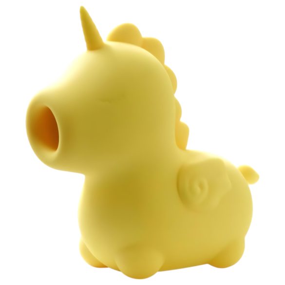 Unihorn Bean Blossom - Rechargeable Unicorn Clitoral Stimulator (Yellow)
