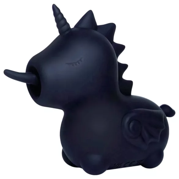 Unihorn Wild Spirit - Rechargeable Unicorn Clitoral Stimulator (Black)