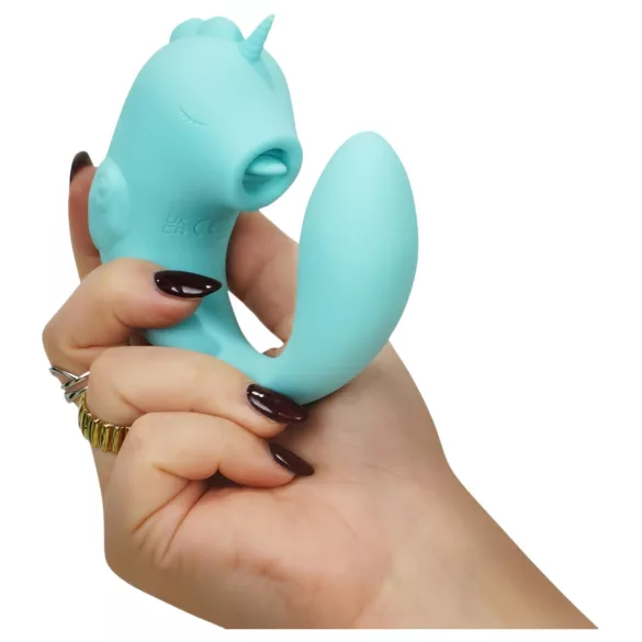 Unihorn C-Horse - G-spot and clitoral vibrator (turquoise)