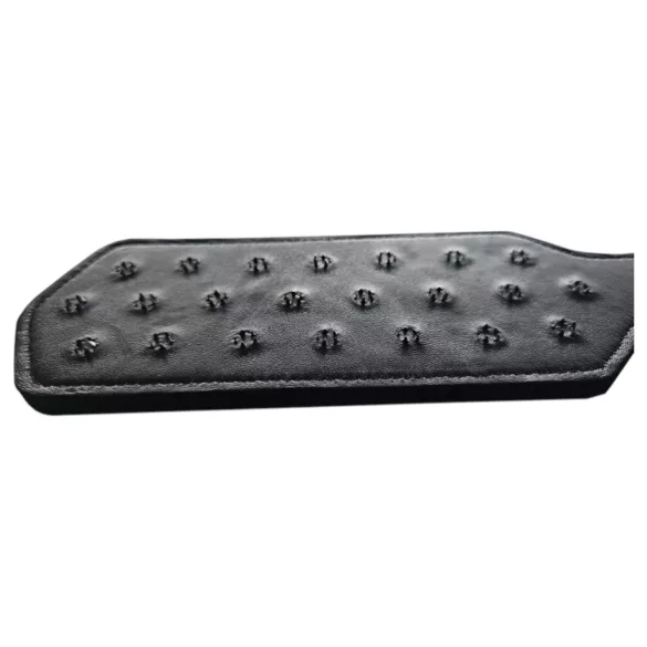 Rouge - Genuine Leather Studded Spanker (Black)