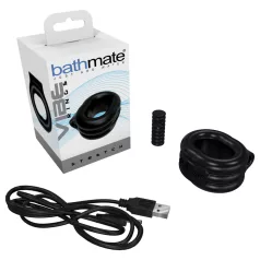   Bathmate Vibe Ring Stretch - rechargeable vibrating penis ring (black)