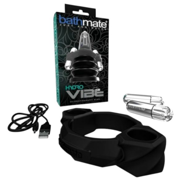 Bathmate Hydro Vibe - Hydrotherapy Vibrating Ring (Black)