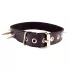 Rouge - Genuine Leather Studded Collar (Black)