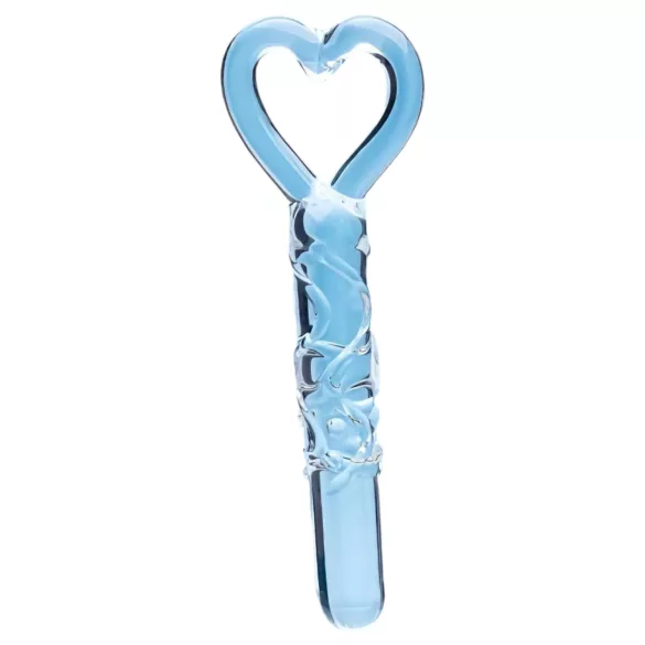 Clarity - Glass Dildo with Heart Handle (Clear)