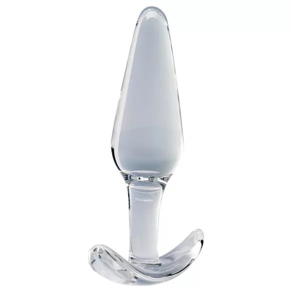 Clarity Utopian Floret - glass anal plug (clear)