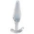 Clarity Utopian Floret - glass anal plug (clear)