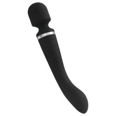   Lonely Boat - Battery-Powered 2-in-1 Massage Vibrator (Black)