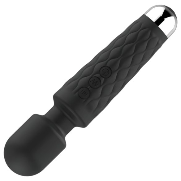 Lonely 20-Function Rechargeable Massaging Vibrator (Black)