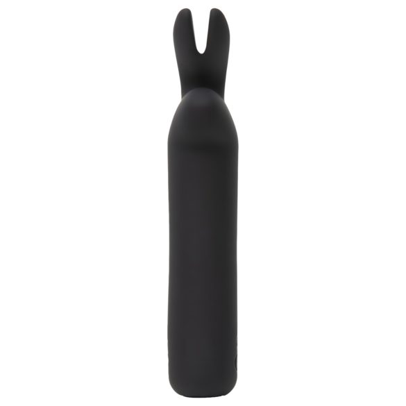 Happyrabbit Bullet - Rechargeable Bunny Wand Vibrator (Black)