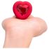 B-Vibe Heart - Rechargeable Remote-Controlled Anal Vibrator (Red)