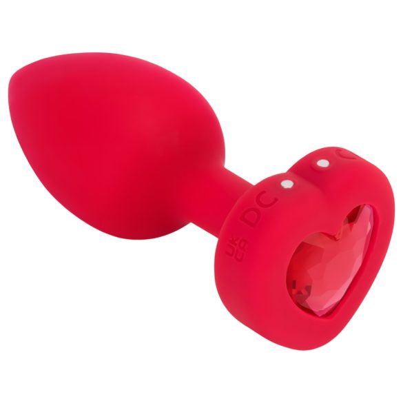 B-Vibe Heart - Rechargeable Remote-Controlled Anal Vibrator (Red)