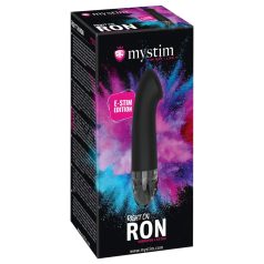 Mystim Right on Ron E-Stim - Electro G-Spot Vibrator (Black)