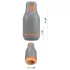 Rebel - Waterproof Grip Masturbator (Natural Gray)