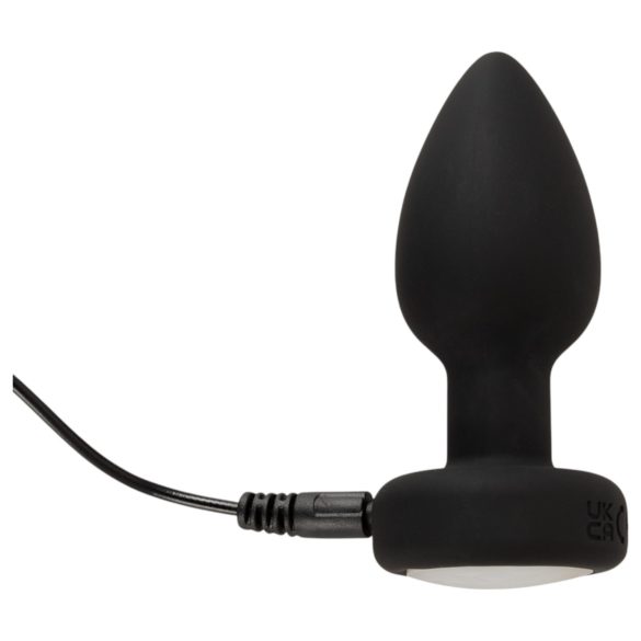 ANOS - Illuminating Vibrating Anal Plug (Black)