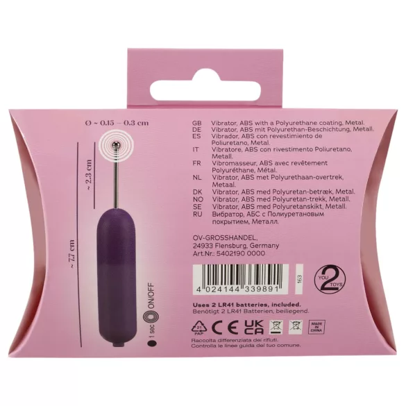 You2Toys - Spot-On Clitoral Vibrator (Purple)