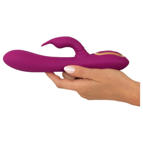 Javida - 3in1 Beaded Rotating Vibrator (Purple)