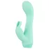 Cuties Mini 4 - rechargeable bunny clitoral vibrator with arm (green)